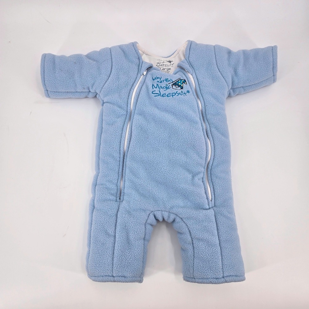 Magic Sleepsuit Baby Fleece Sleep Sack - Light Blue